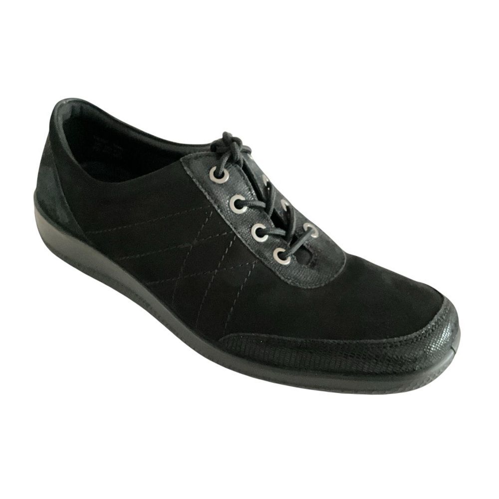 Hotter Leather Comfort Concept Paige Sneakers Square-toe Quilted 9.5